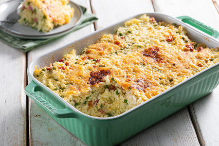 Arroz al horno en blanco