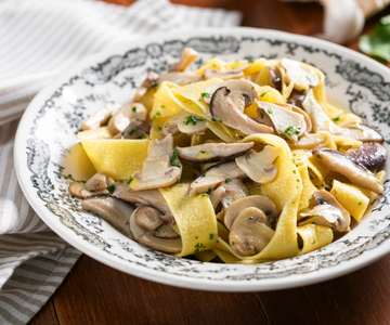 Pasta con setas