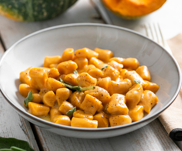 Gnocchi de calabaza sin gluten