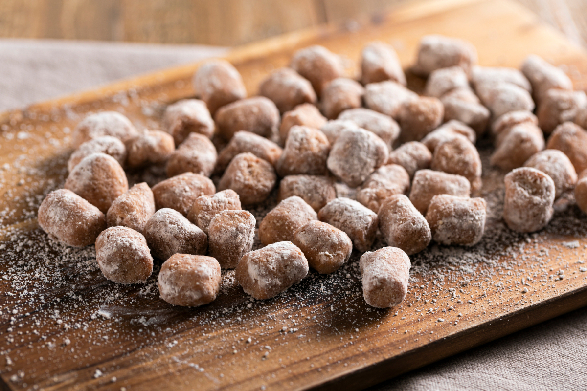 Gnocchi de castañas sin gluten