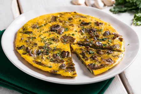 Tortilla de champiñones