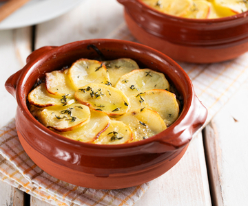 Pastelitos de patatas, espinacas y achicoria