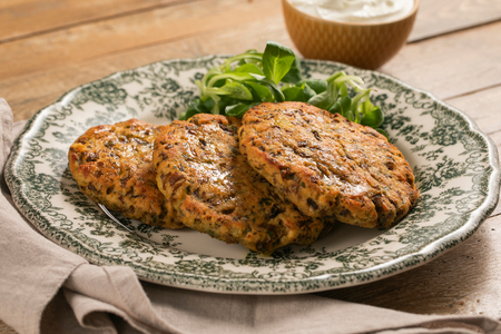 Hamburguesa vegetariana de otoño