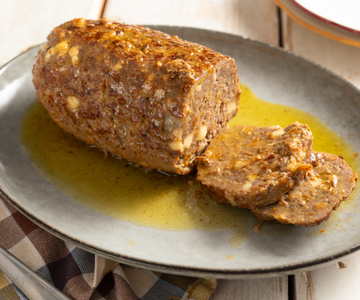 Rollo de carne en sartén