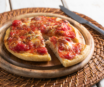 Pizza líquida en freidora de aire