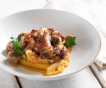 Cassoeula revisitada con polenta