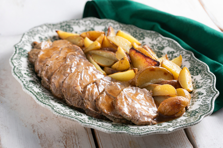 Asado de ternera al marsala