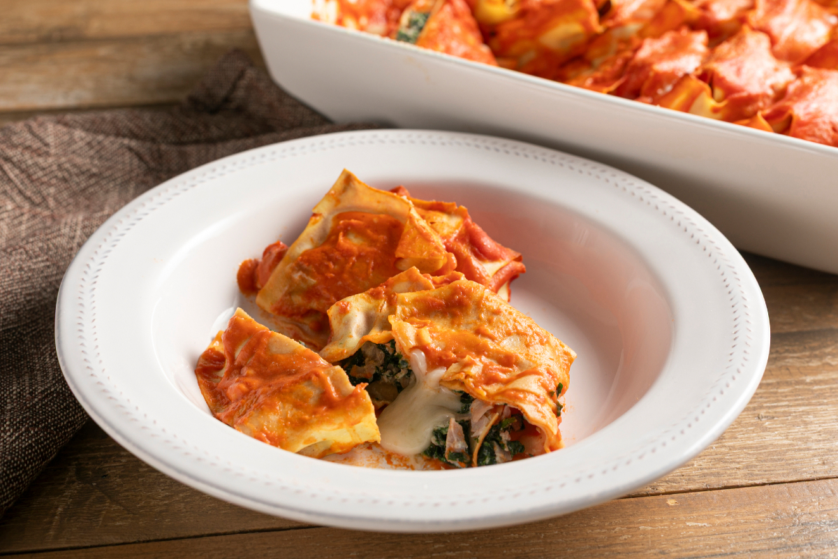 Paquetitos de lasaña