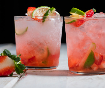 Caipiroska de fresa