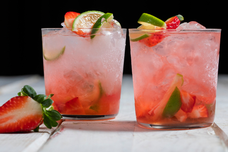 Caipiroska de fresa