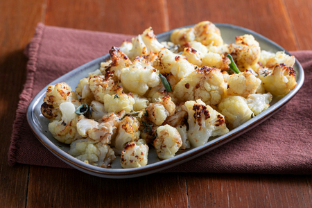 Coliflor en freidora de aire