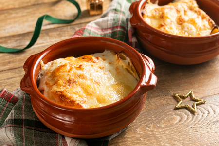 Crepes a la valdostana