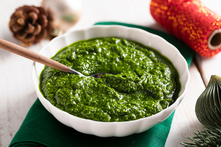 Salsa verde sin huevo