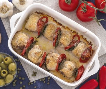 Rollitos de pez espada