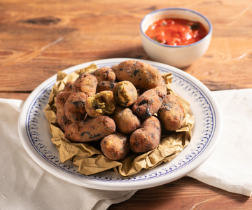 Albóndigas de berenjena y atún