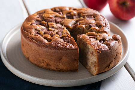 Tarta de 7 tarros con manzanas