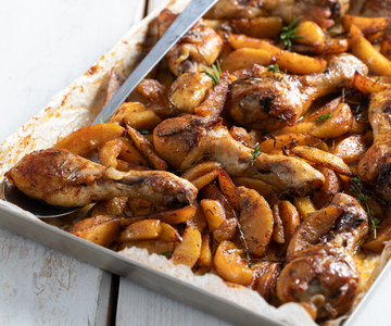 Muslos de pollo al horno