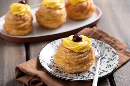 Zeppole de San José fritas