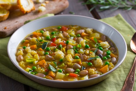 Minestrone de verduras