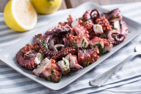 Ensalada de pulpo al perejil
