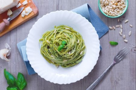 Bavette al pesto