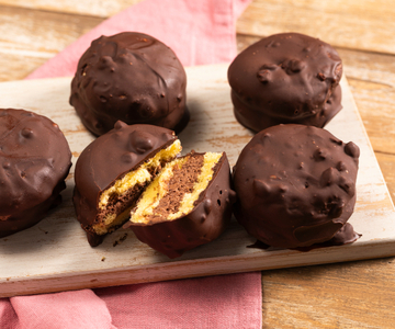 Pastel de tarta de chocolate