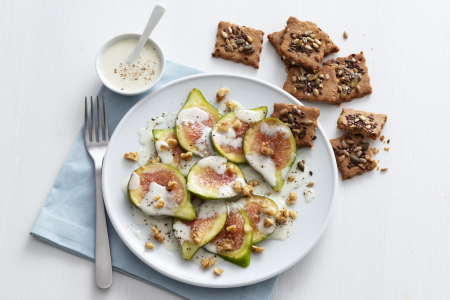 Carpaccio de higos y gorgonzola