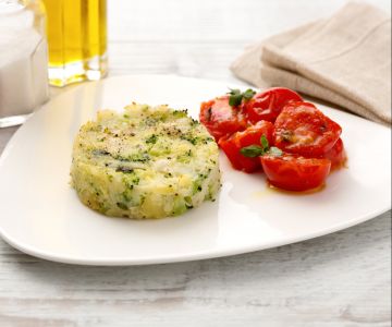 Medallones de merluza y brócoli