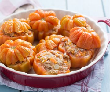 Tomates rellenos de carne