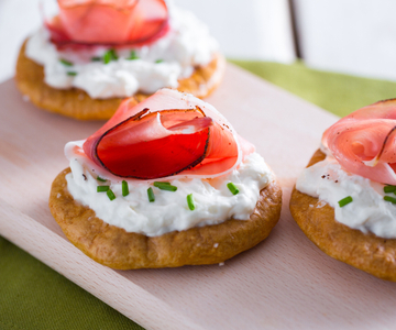 Mini tostas crujientes y sabrosas