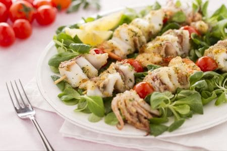Brochetas de mar
