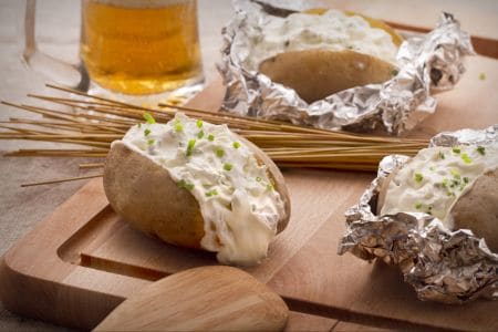 Patatas al papillote bávaras