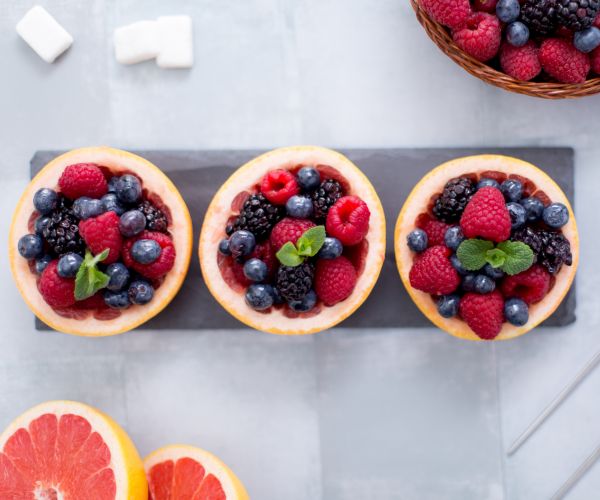 Pomelos rellenos