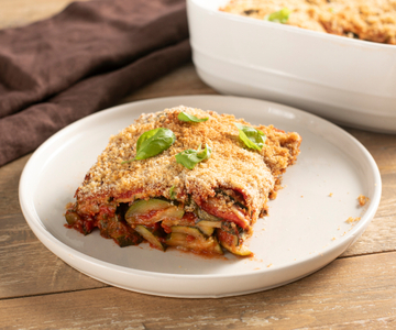 Parmigiana de calabacines a la parrilla