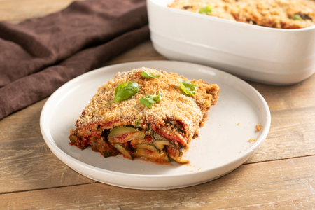 Parmigiana de calabacines a la parrilla