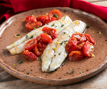 Lubina en freidora de aire