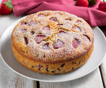 Tarta de fresas en 5 minutos
