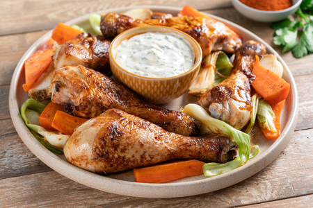 Muslitos de pollo al estilo ranch