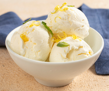 Helado de limón sin heladera (3 ingredientes)
