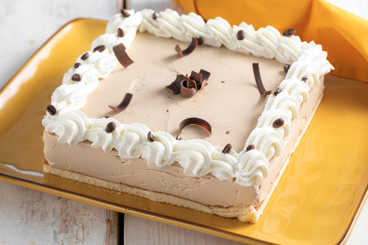 Tarta fría de cappuccino