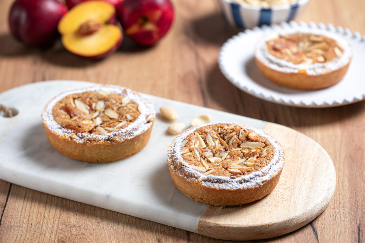 Tartaletas de mermelada de melocotón