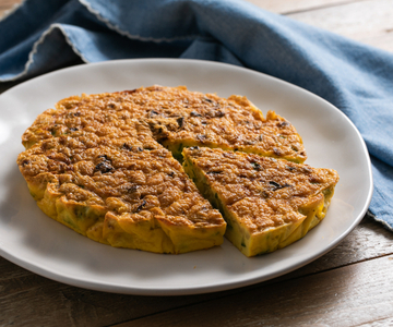Tortilla de calabacín en freidora de aire