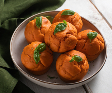 Muffins salados de tomate