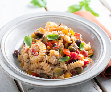 Pasta fría cremosa