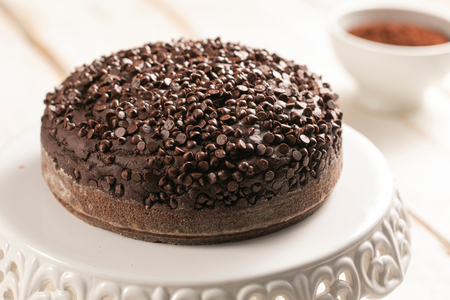 Tarta de chocolate vegana