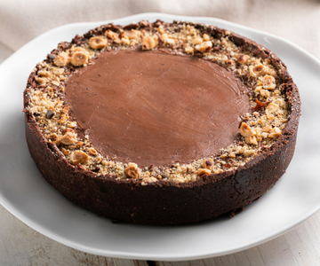 Cheesecake fría de chocolate