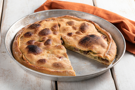 Calzone de cebolla dulce