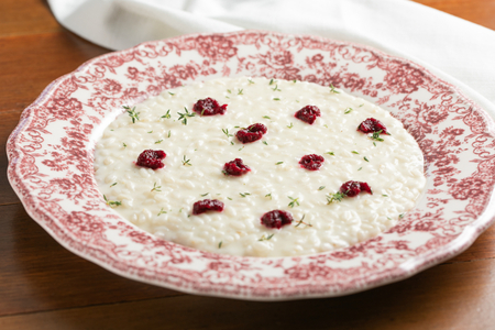 Risotto de remolacha y robiola