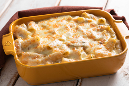 Pasta al horno cremosa