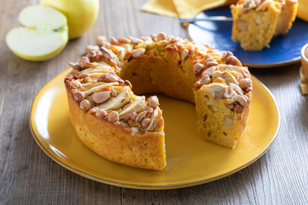 Bizcocho de manzana, calabaza y frutos secos